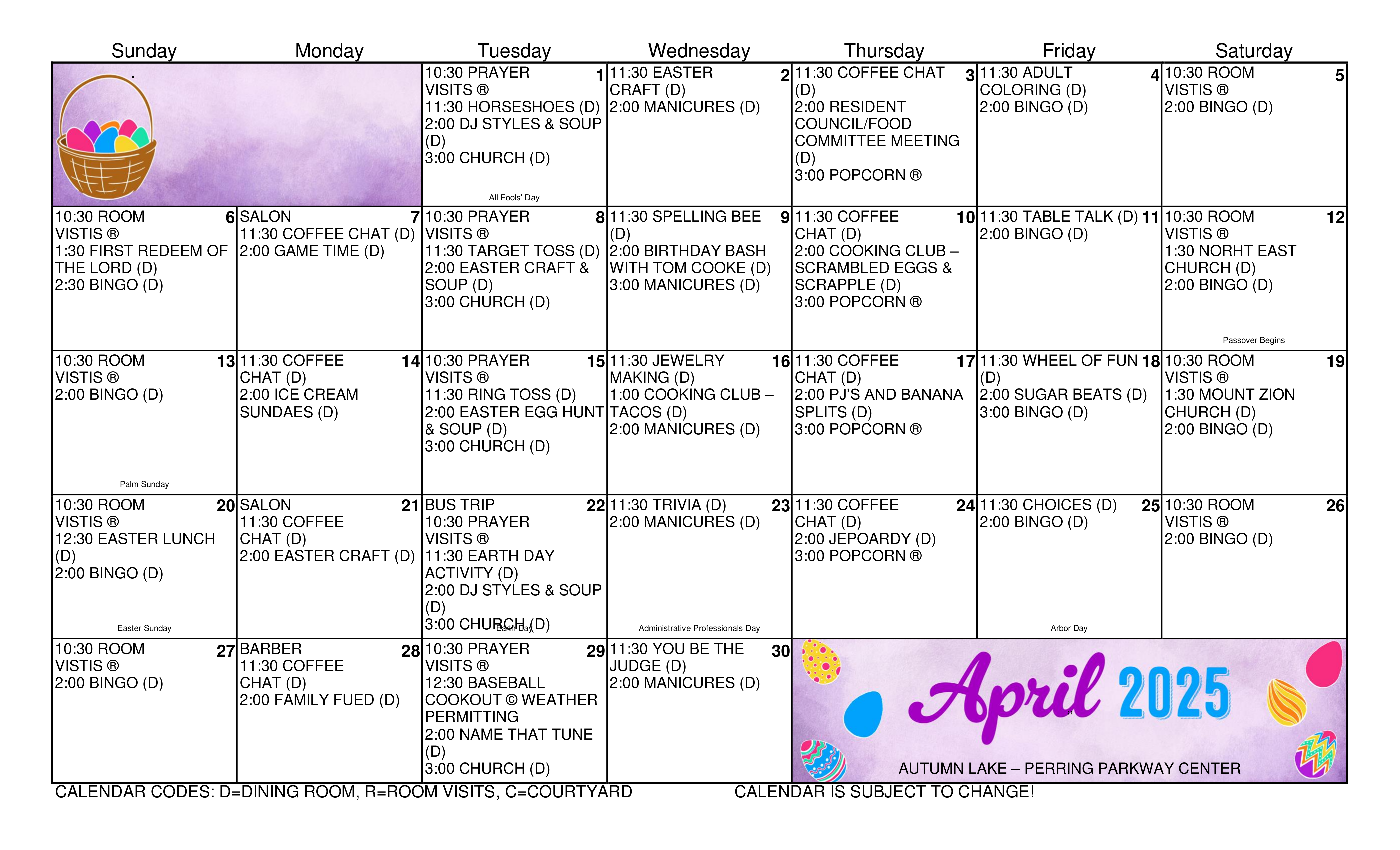 calendar
