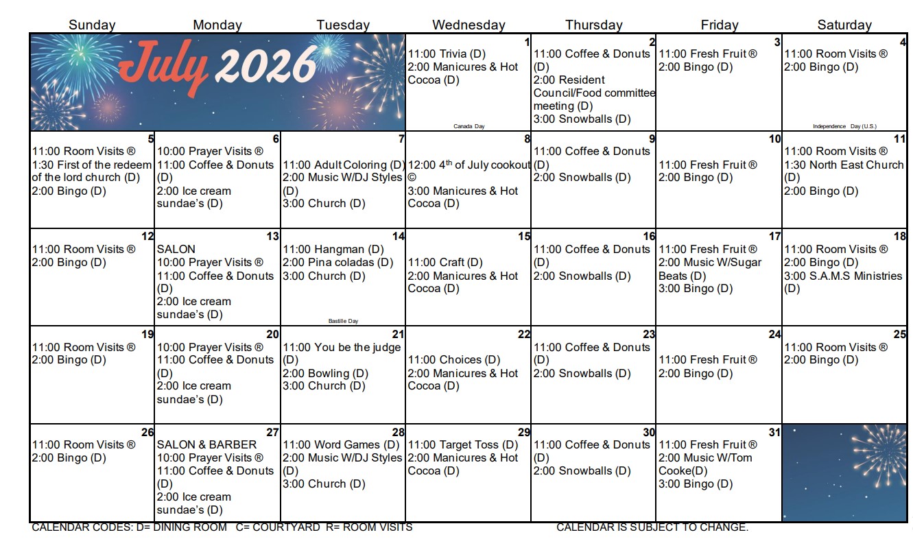 calendar